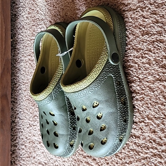 Green clogs men's olive clogs green men's clogs green clogs green men's clogs 10 - Picture 4 of 12